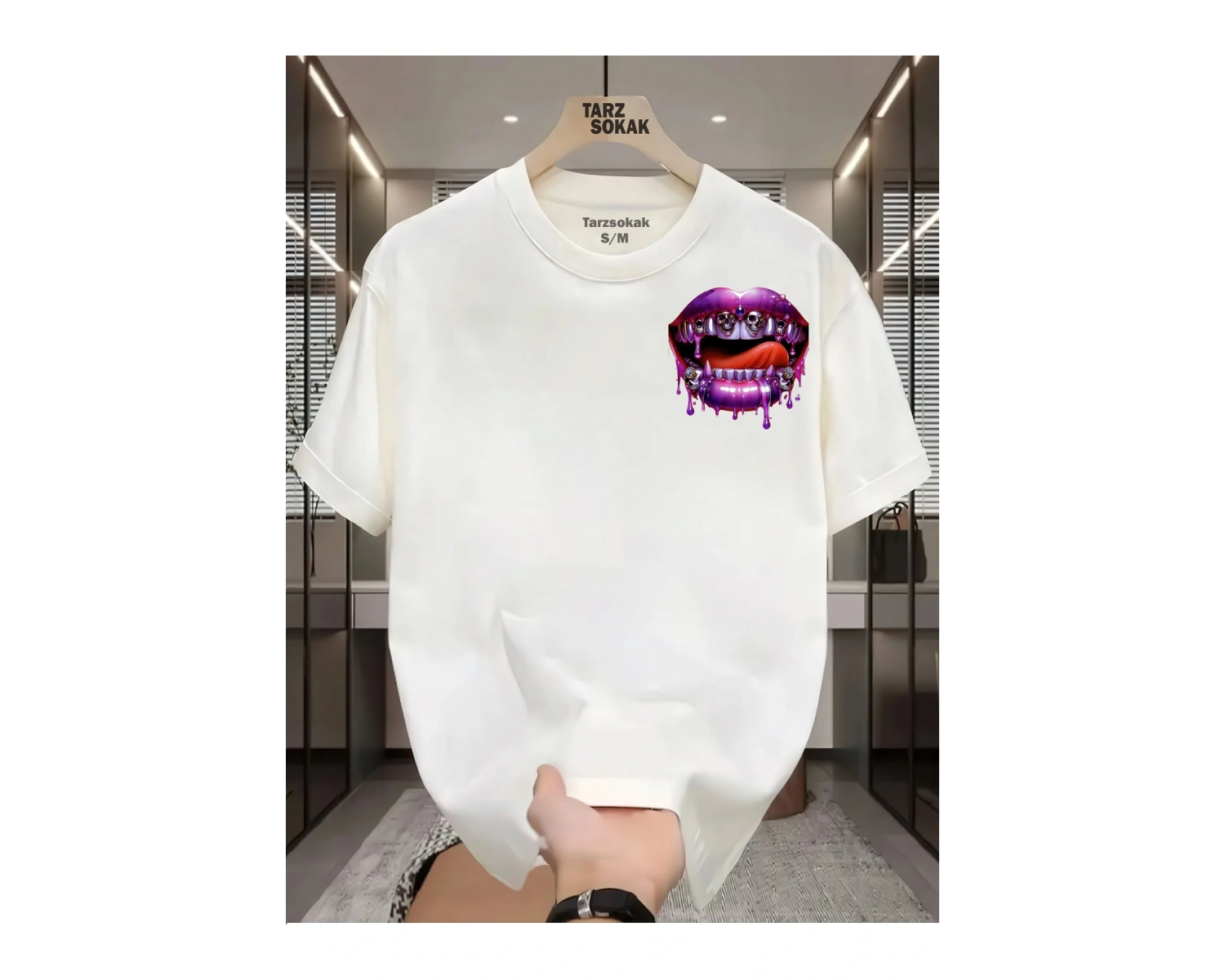 UNİSEX Dudak Lips T-shirt