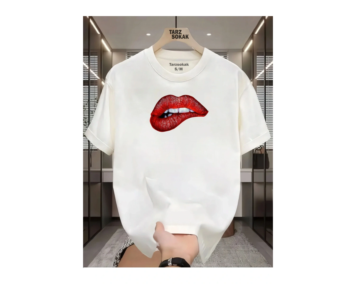 UNİSEX Dudak Lips T-shirt