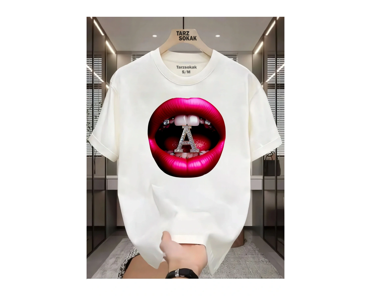 UNİSEX Dudak Lips T-shirt