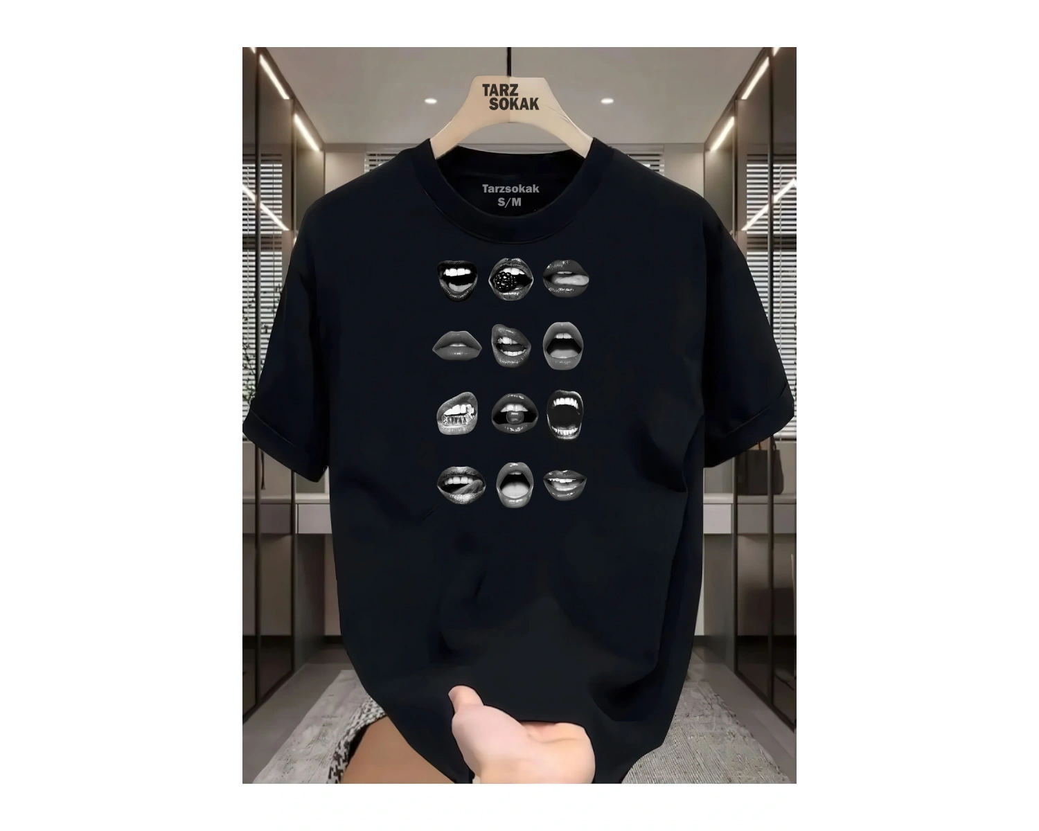 UNİSEX Dudak Lips T-shirt