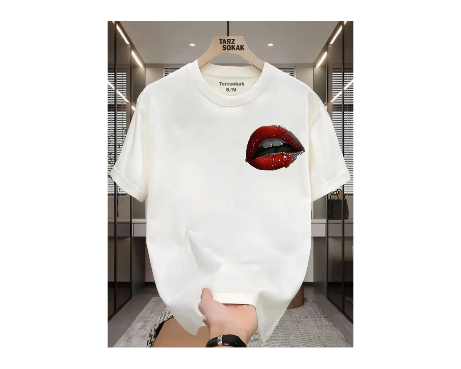 UNİSEX Dudak Lips T-shirt