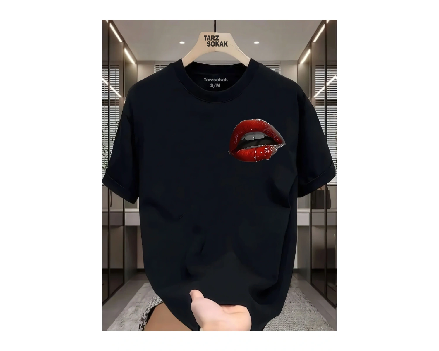UNİSEX Dudak Lips T-shirt