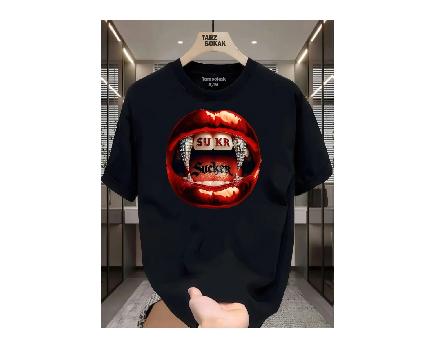 UNİSEX Dudak Lips T-shirt