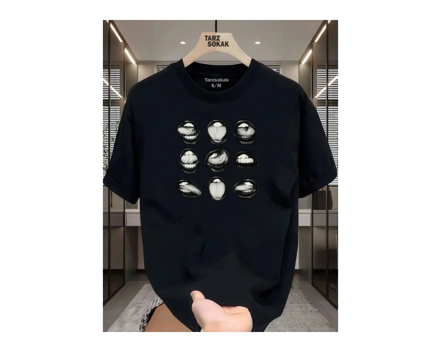 UNİSEX Dudak Lips T-shirt