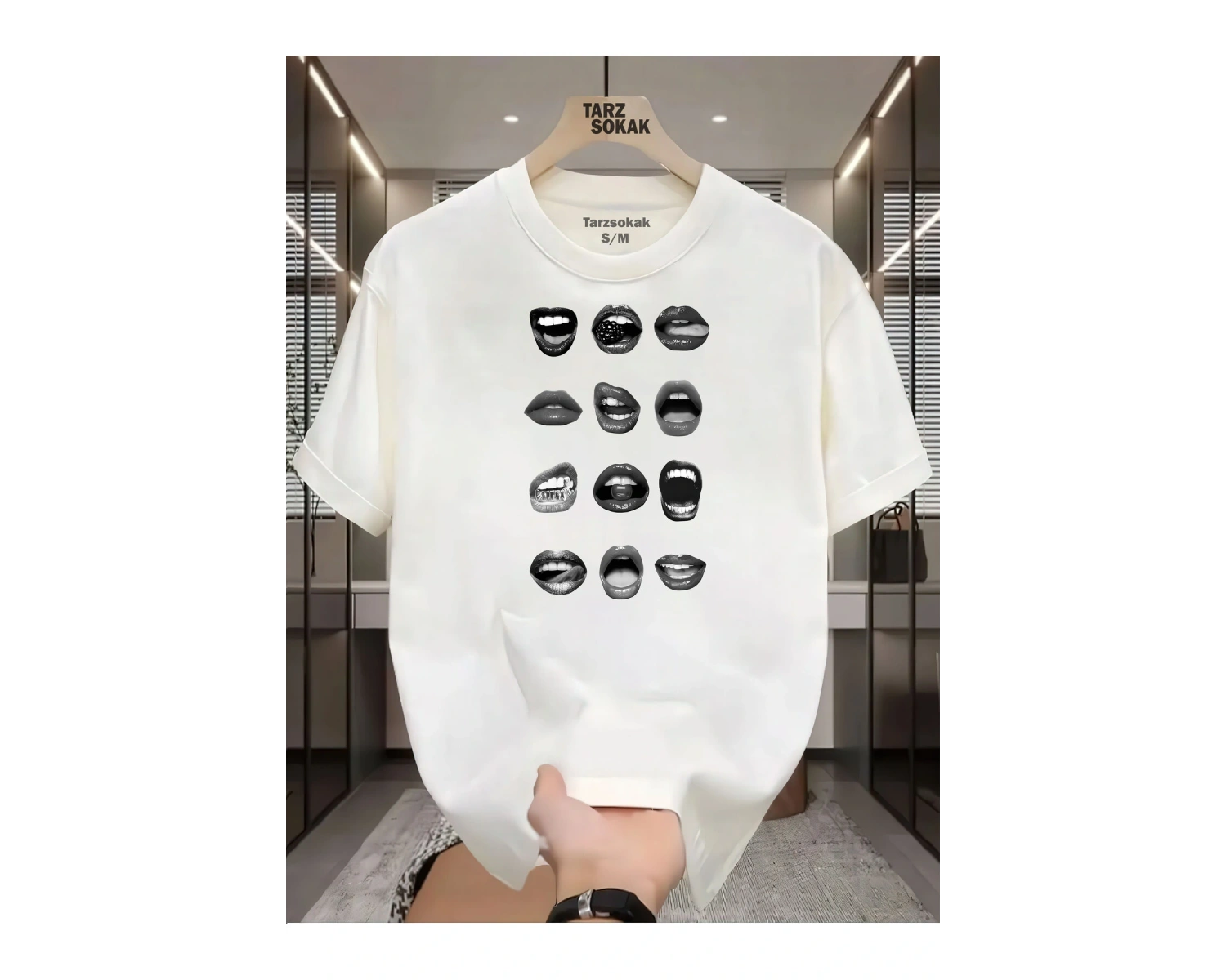 UNİSEX Dudak Lips T-shirt