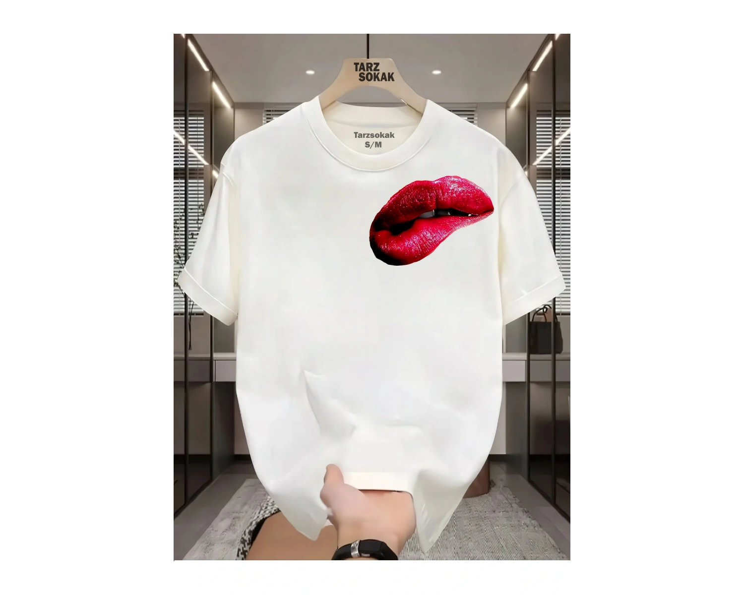 UNİSEX Dudak Lips T-shirt