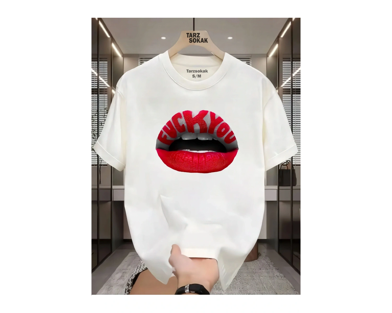 UNİSEX Dudak Lips T-shirt