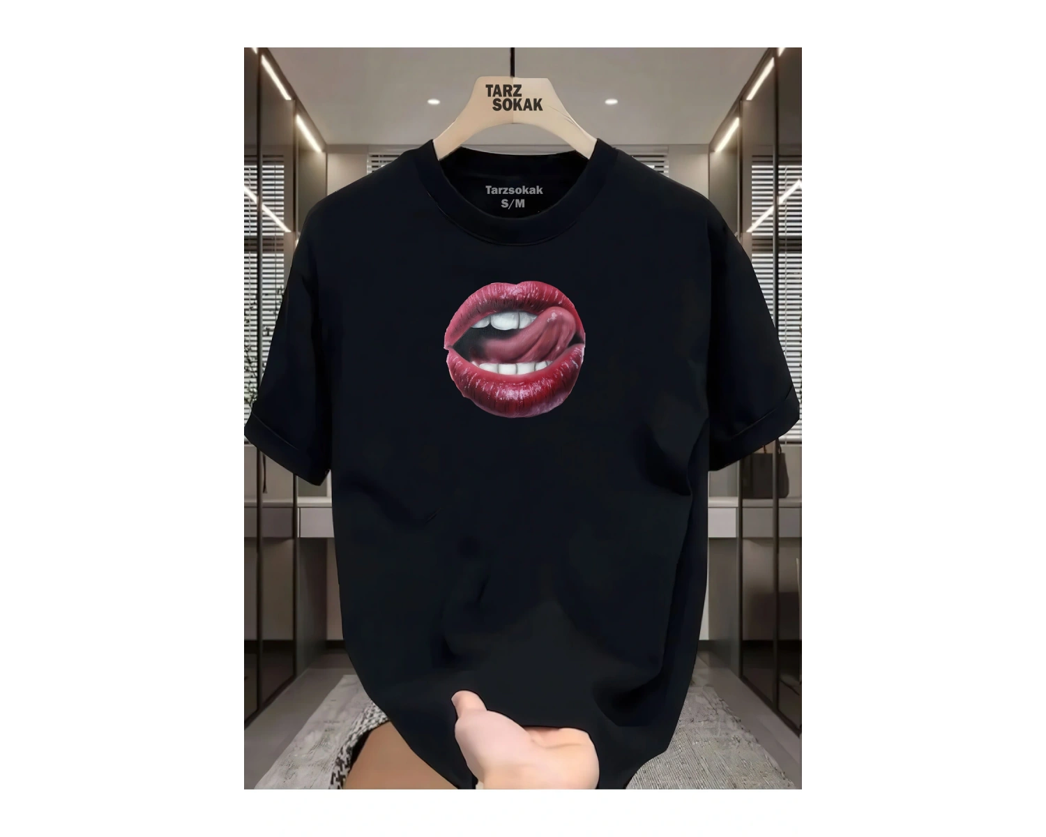 UNİSEX Dudak Lips T-shirt