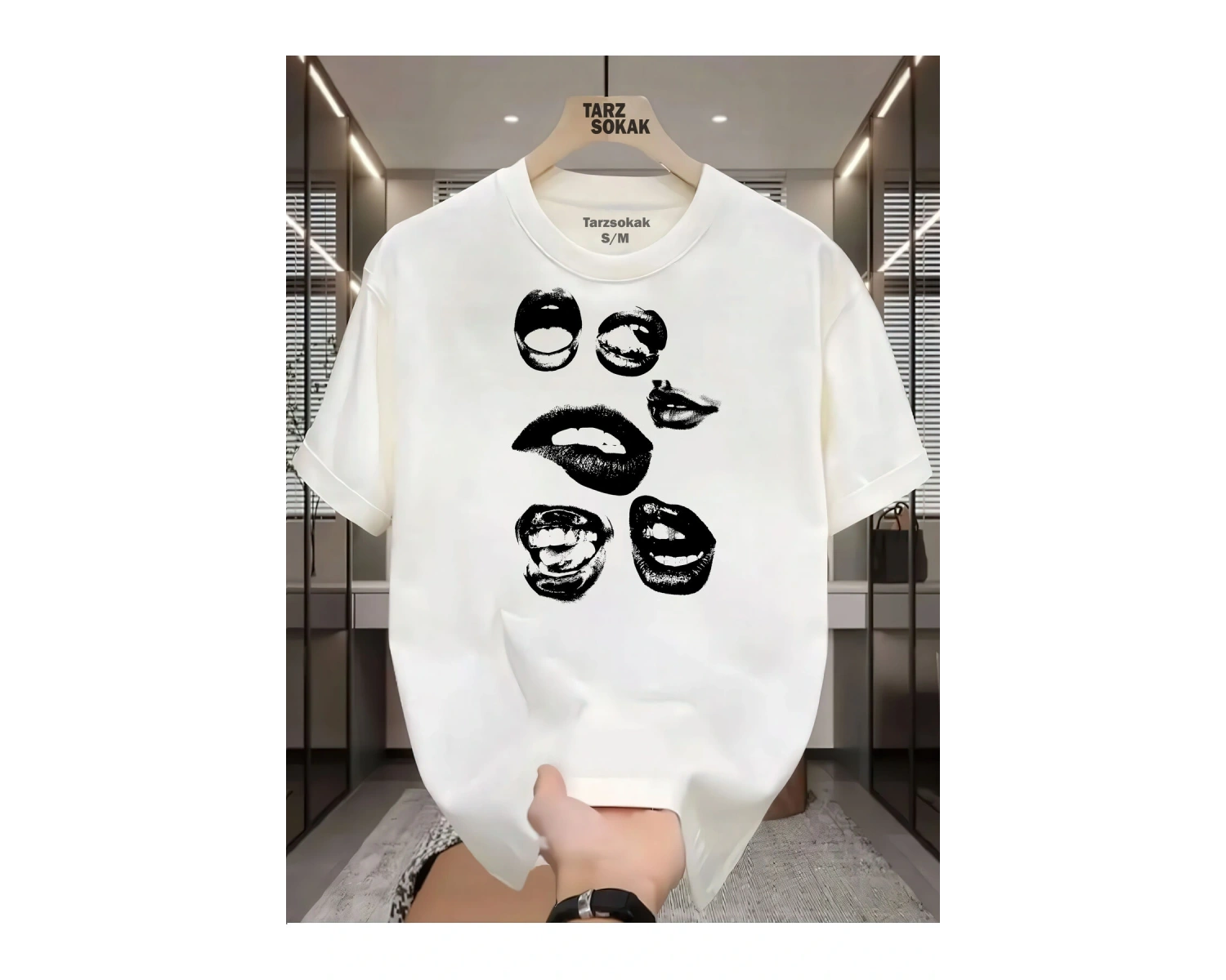 UNİSEX Dudak Lips T-shirt
