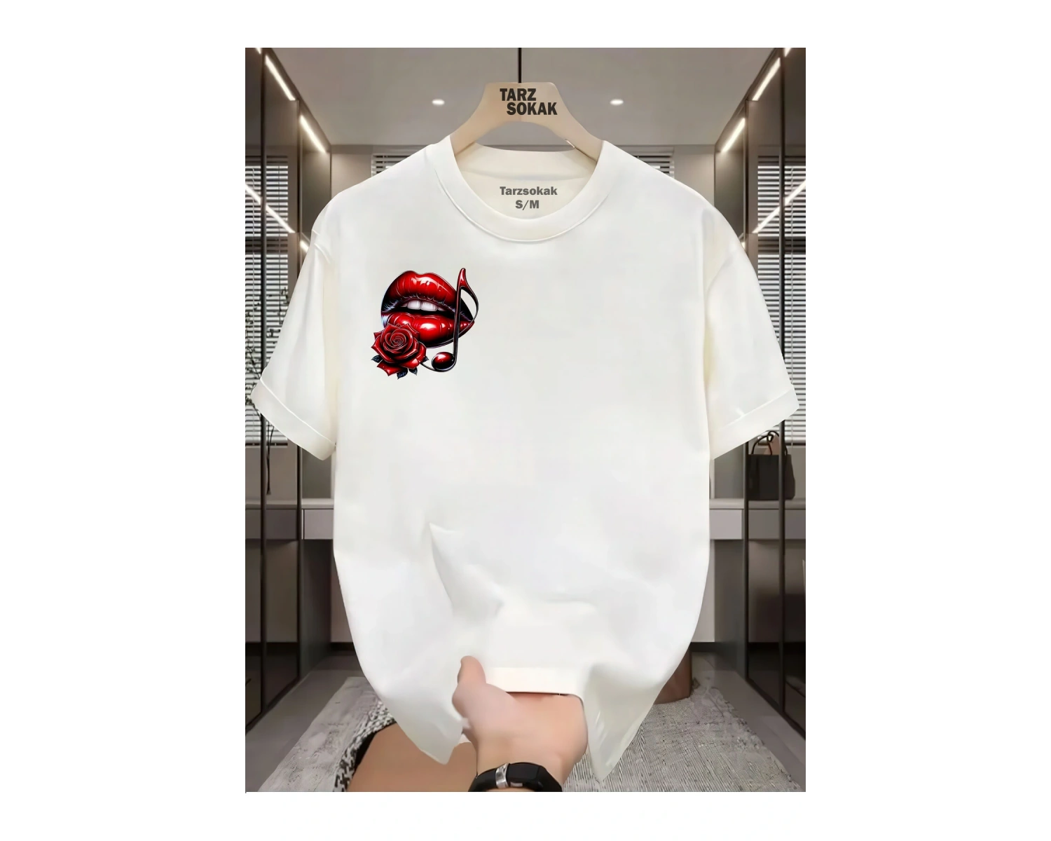 UNİSEX Dudak Lips T-shirt