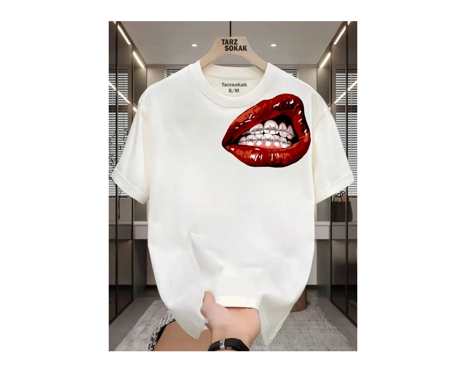 UNİSEX Dudak Lips T-shirt