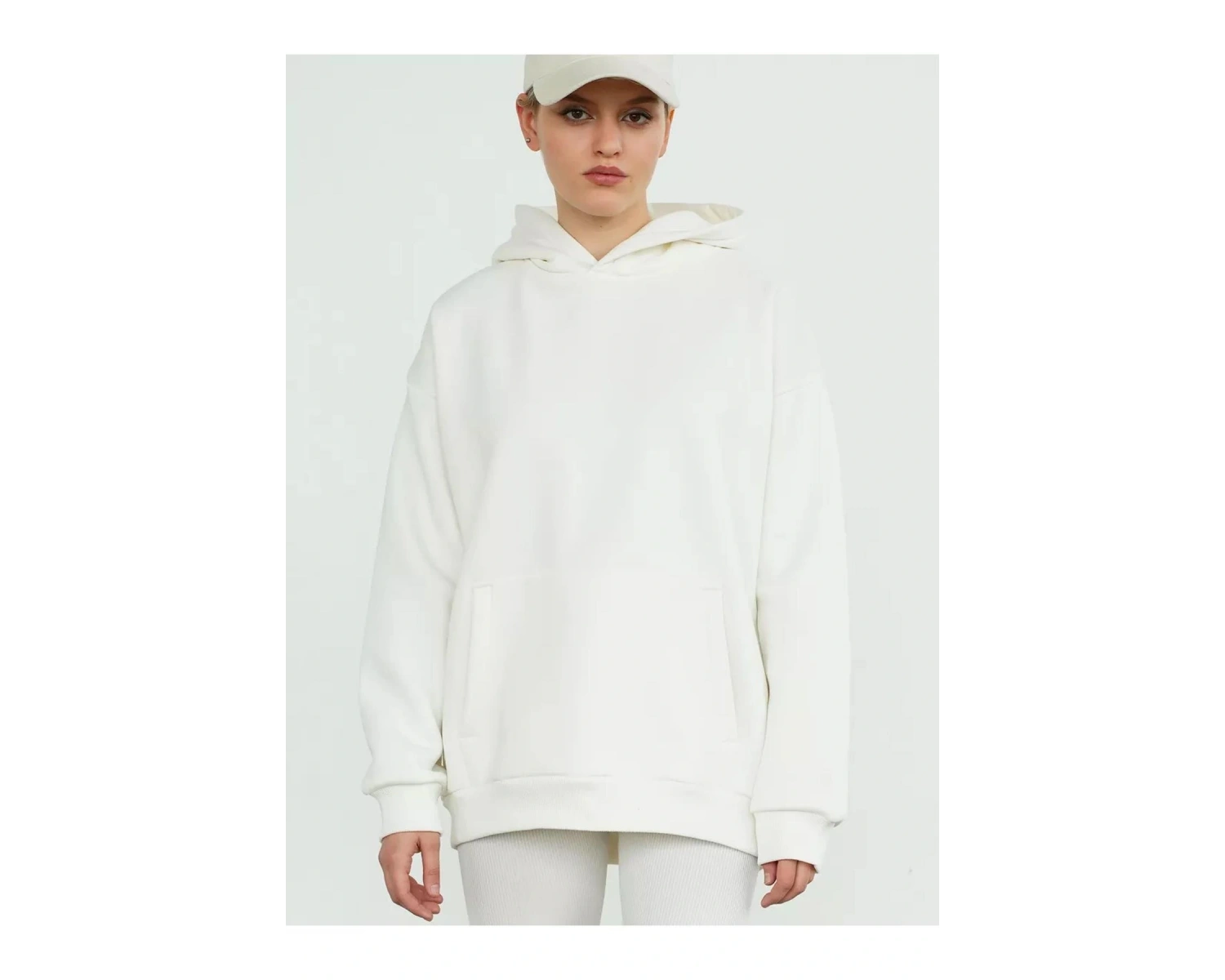 Unisex Dump Him Sweatshirt Beyaz