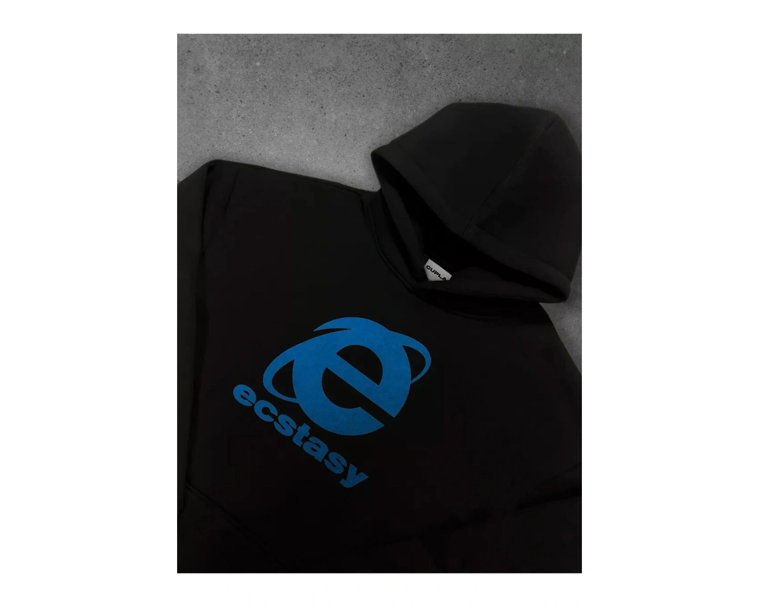 Unisex Ecstasy Explorer Sweatshirt Siyah