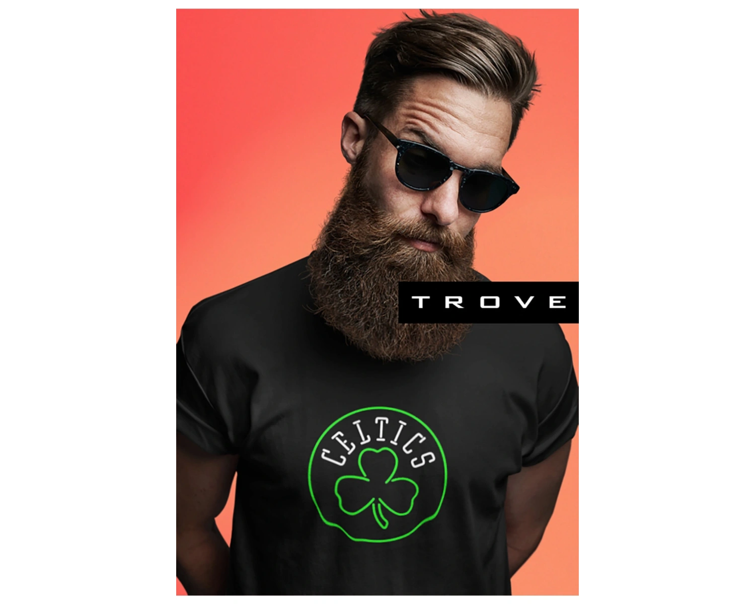 Unısex Erkek Kadın Celtıc Baskılı % 100 Pamuk T-shirt