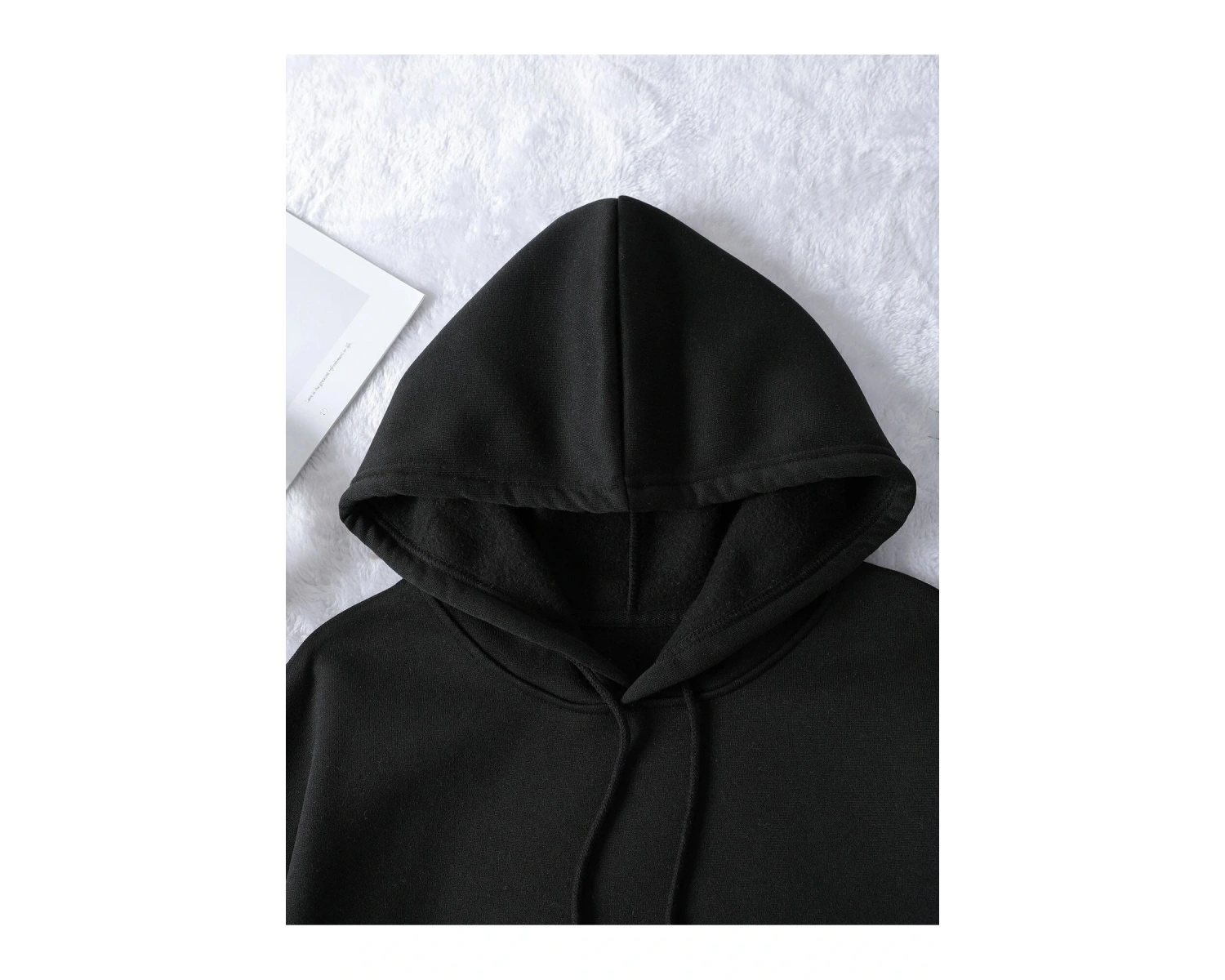 Unisex Erkek/Kadın Kelebek Renkli Özel Baskılı Oversize Kapüşonlu Sweatshirt Siyah