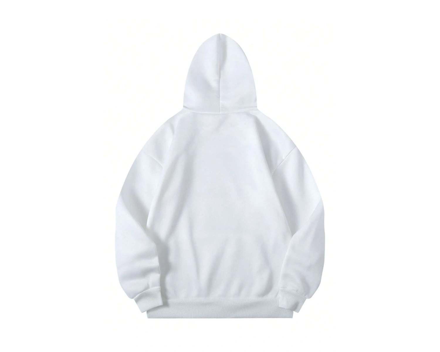 Unisex Erkek/Kadın Pikachu Renkli Özel Baskılı Oversize Kapüşonlu Sweatshirt Beyaz