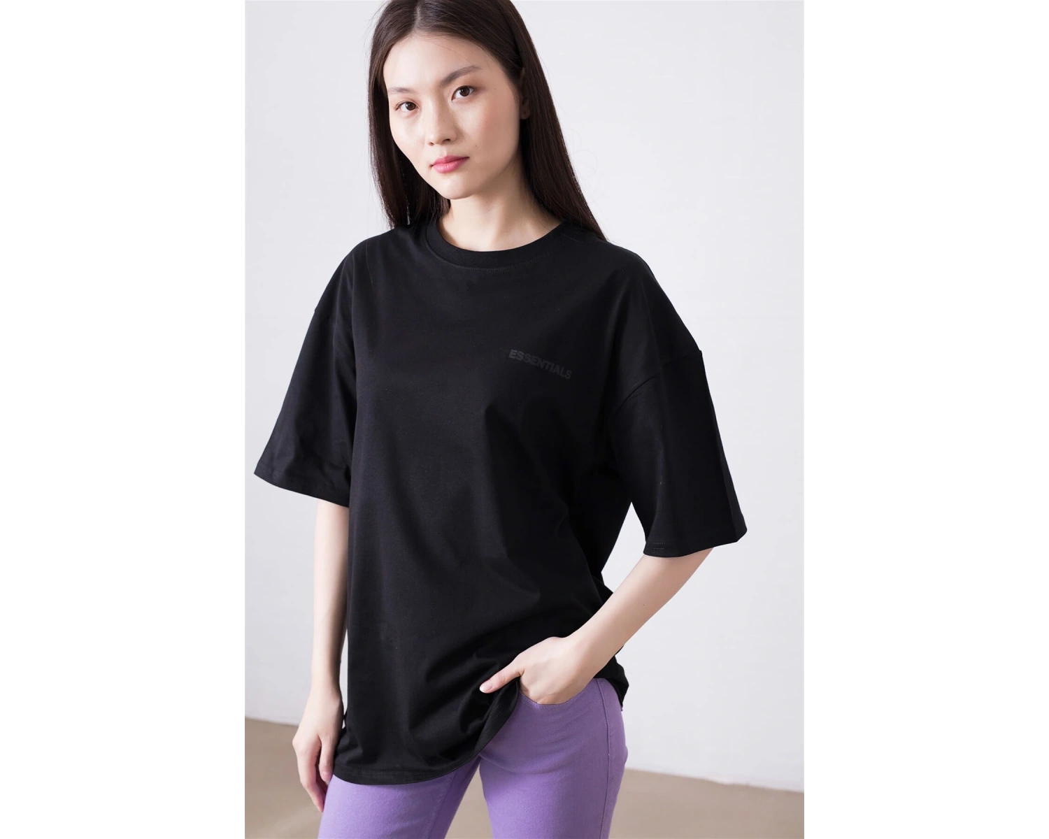 Unisex Essentials 303 Beyaz Tshirt