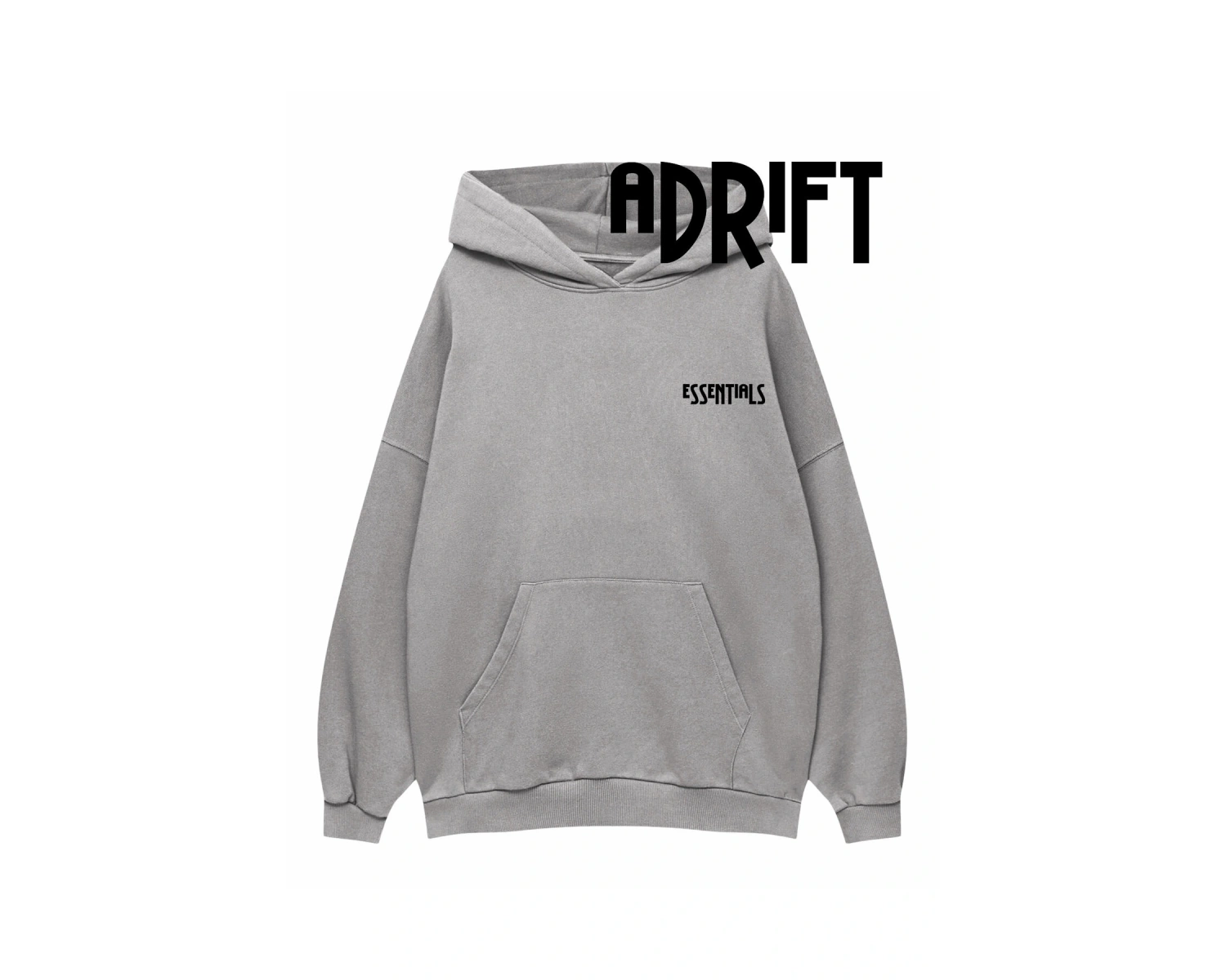 Unisex ESSENTİALS Özel Tasarım Swearshirt Hoodie Beyaz