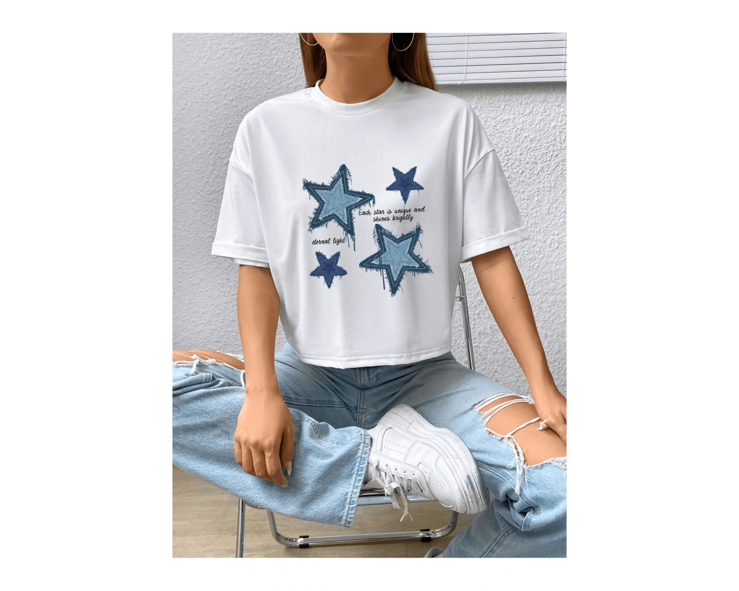 Unisex Eternal Light Baskılı Tasarım