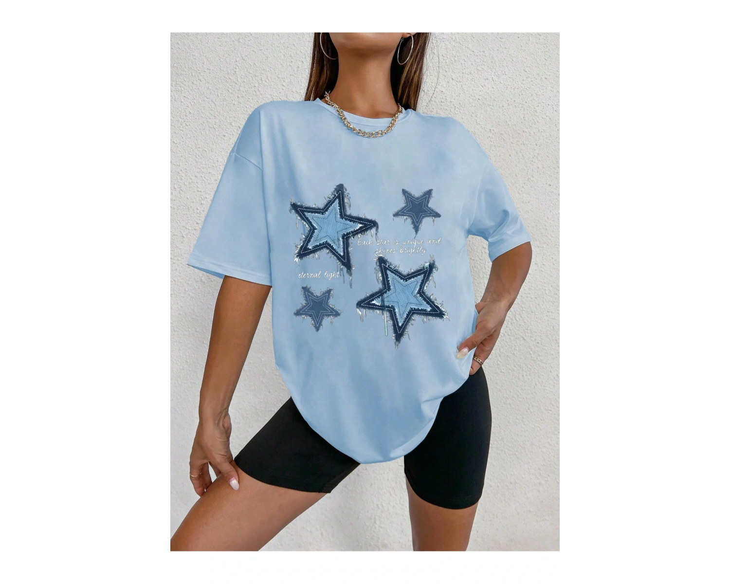 Unisex Eternal Light Baskılı Tasarım