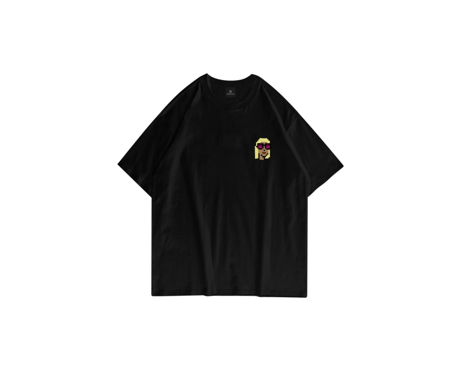 Unisex Fashionista Siyah Tshirt