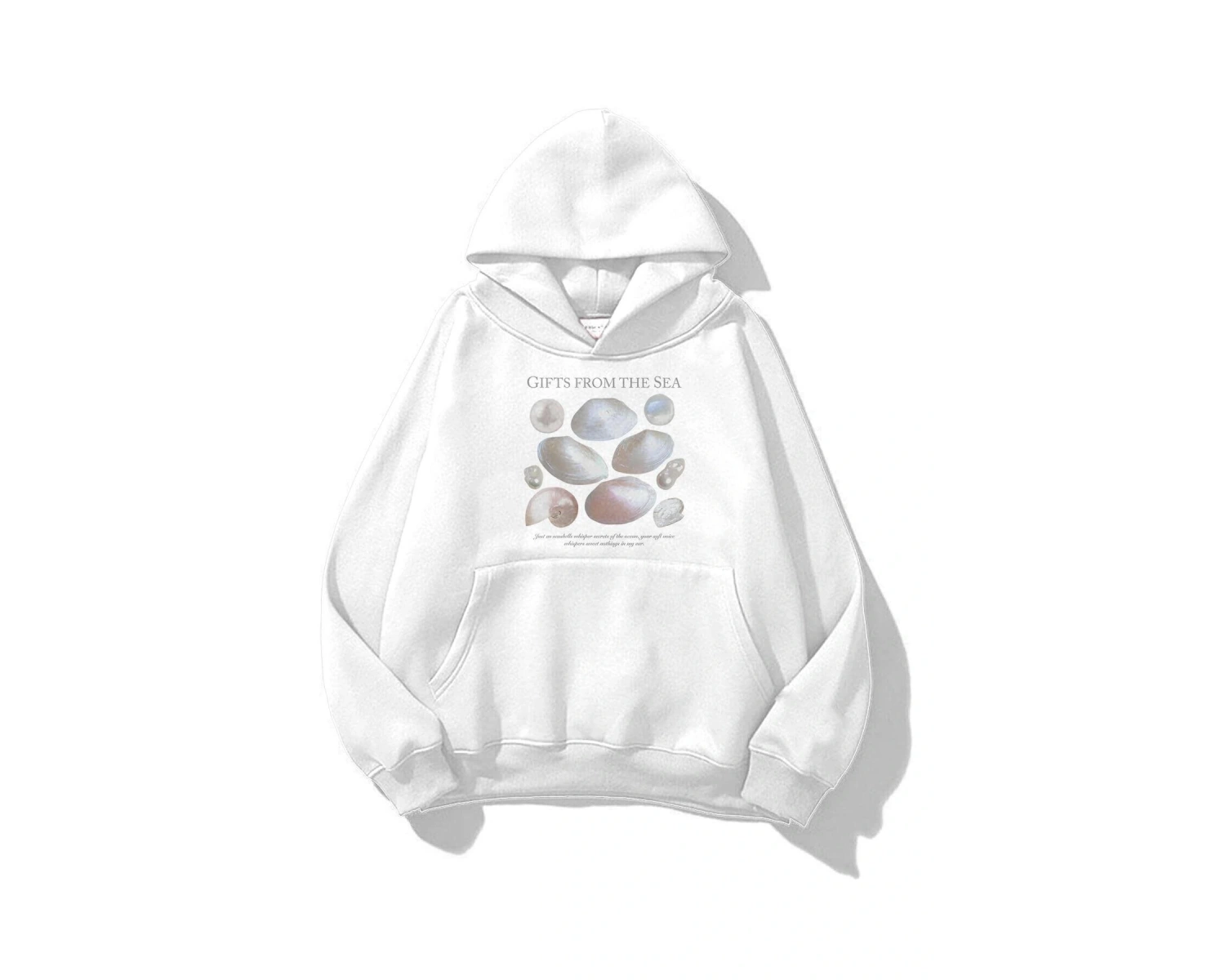 Unisex Gifts From The Sea Sweatshirt Beyaz