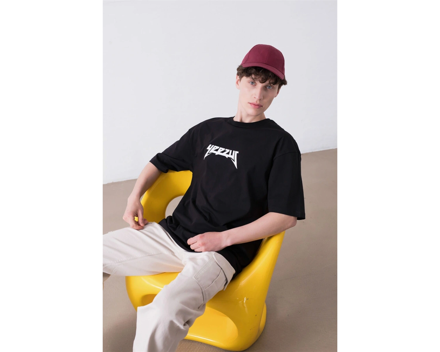 Unisex God Wants You Yeezus Siyah Tshirt