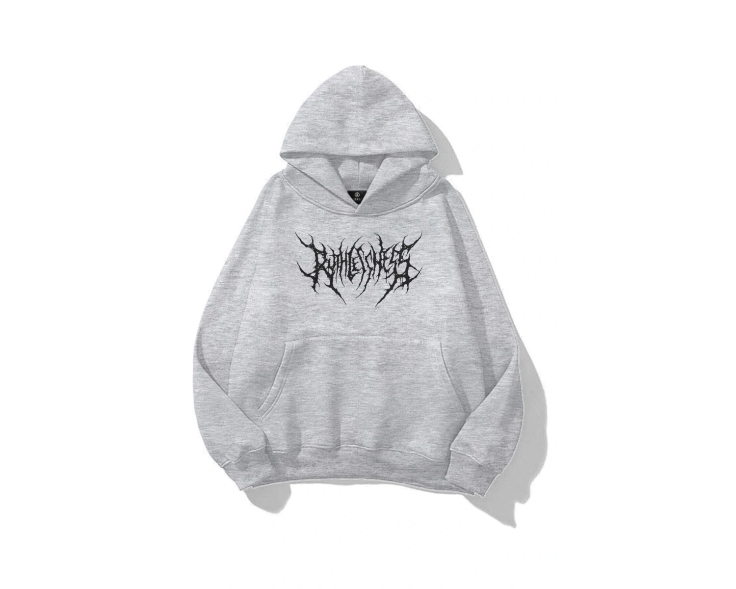 Unisex Gothic Ruthless Sweatshirt Hoodie Siyah