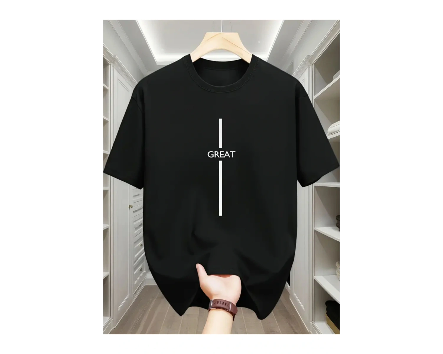 Unisex Great Baskılı Oversize