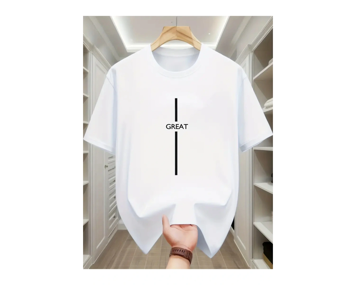 Unisex Great Baskılı Oversize