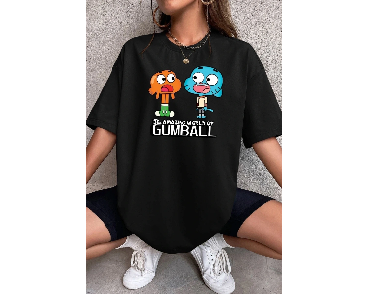 Unisex Gumball Baskılı T-shirt