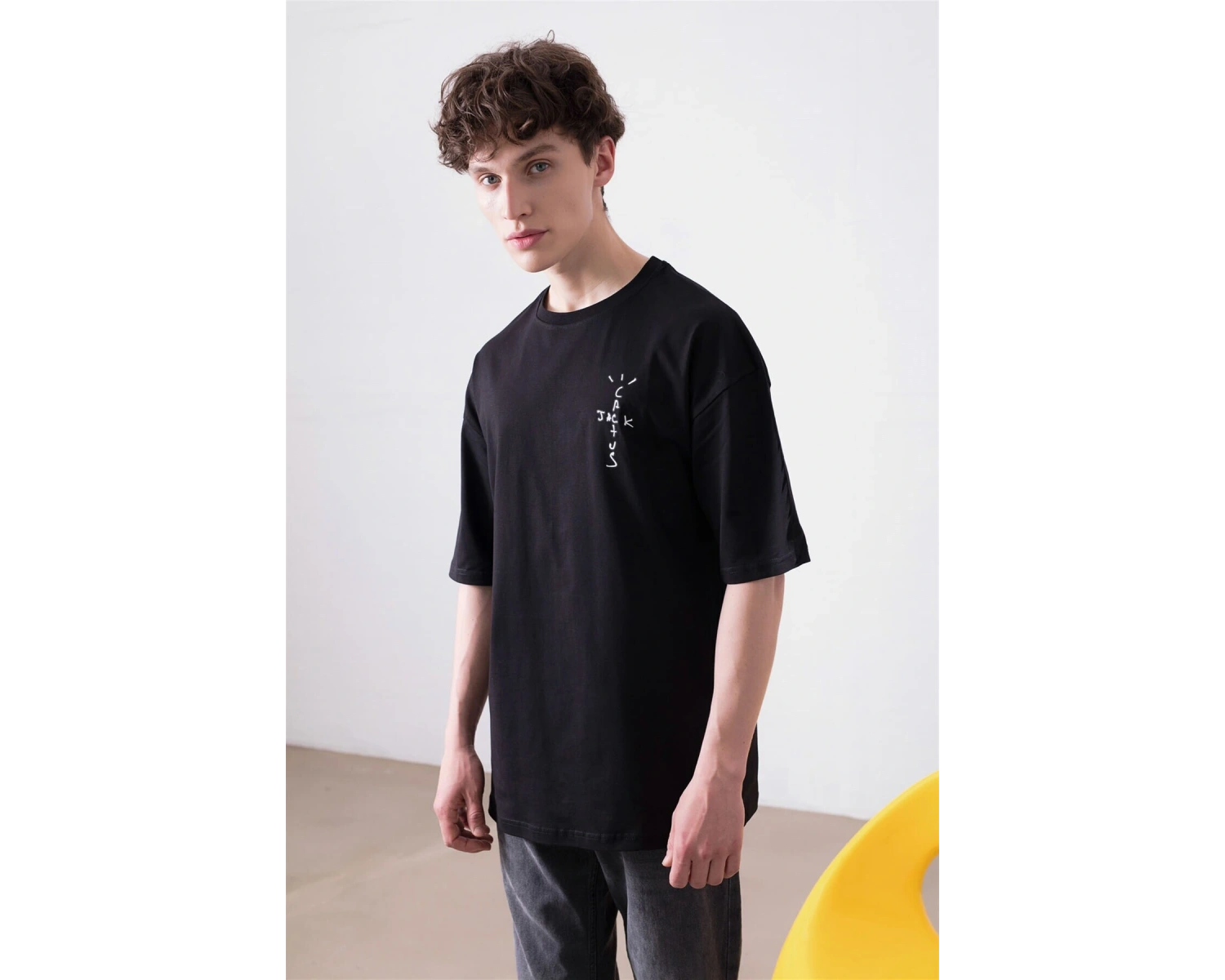 Unisex Highest In The Room Siyah Tshirt