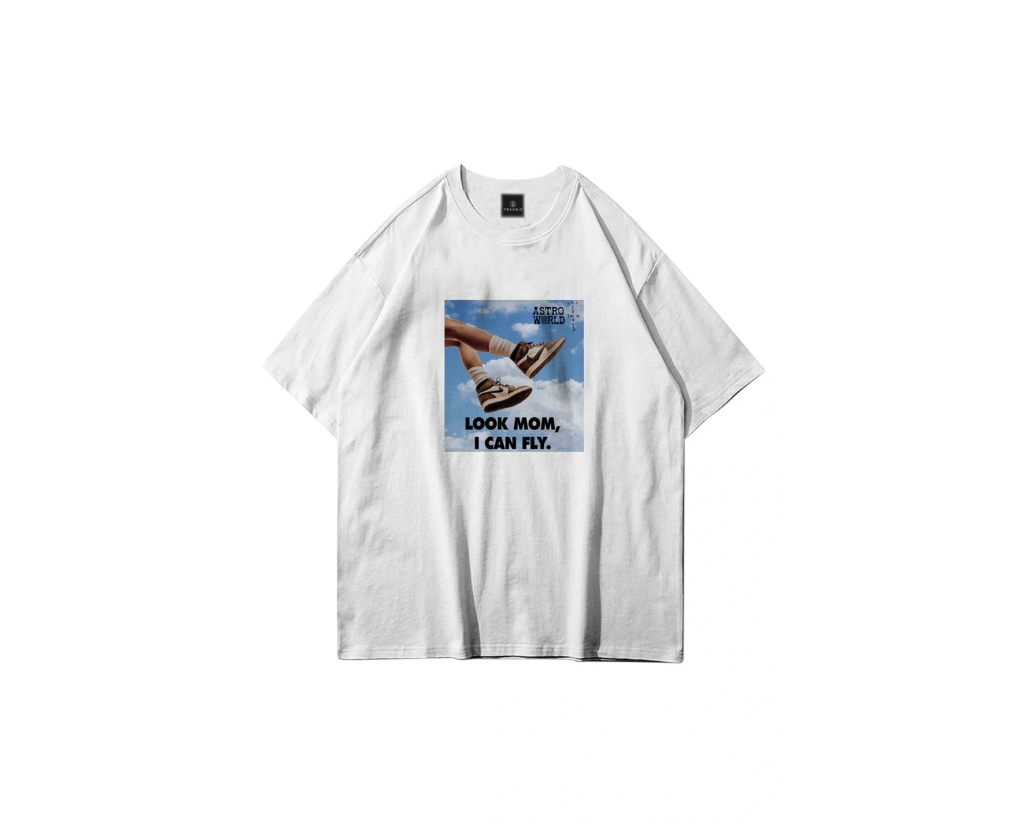 Unisex I Can Fly Air Beyaz Tshirt