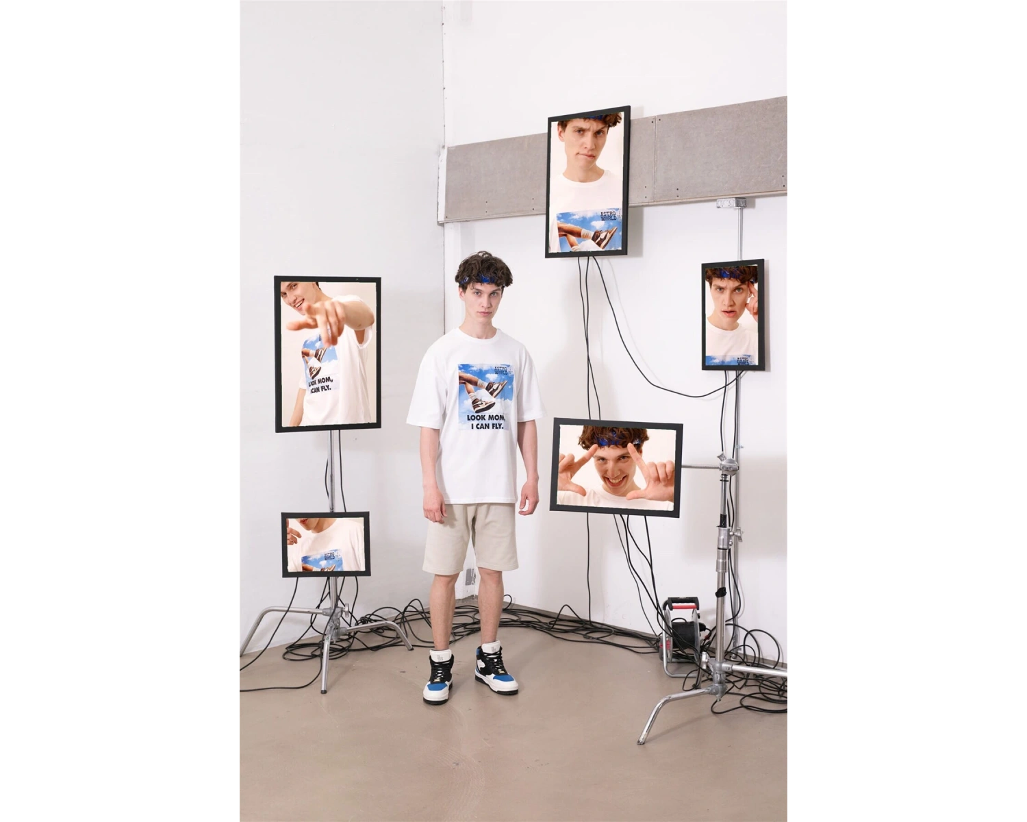 Unisex I Can Fly Air Beyaz Tshirt