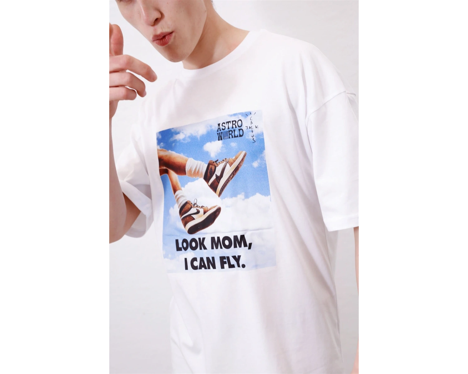 Unisex I Can Fly Air Beyaz Tshirt