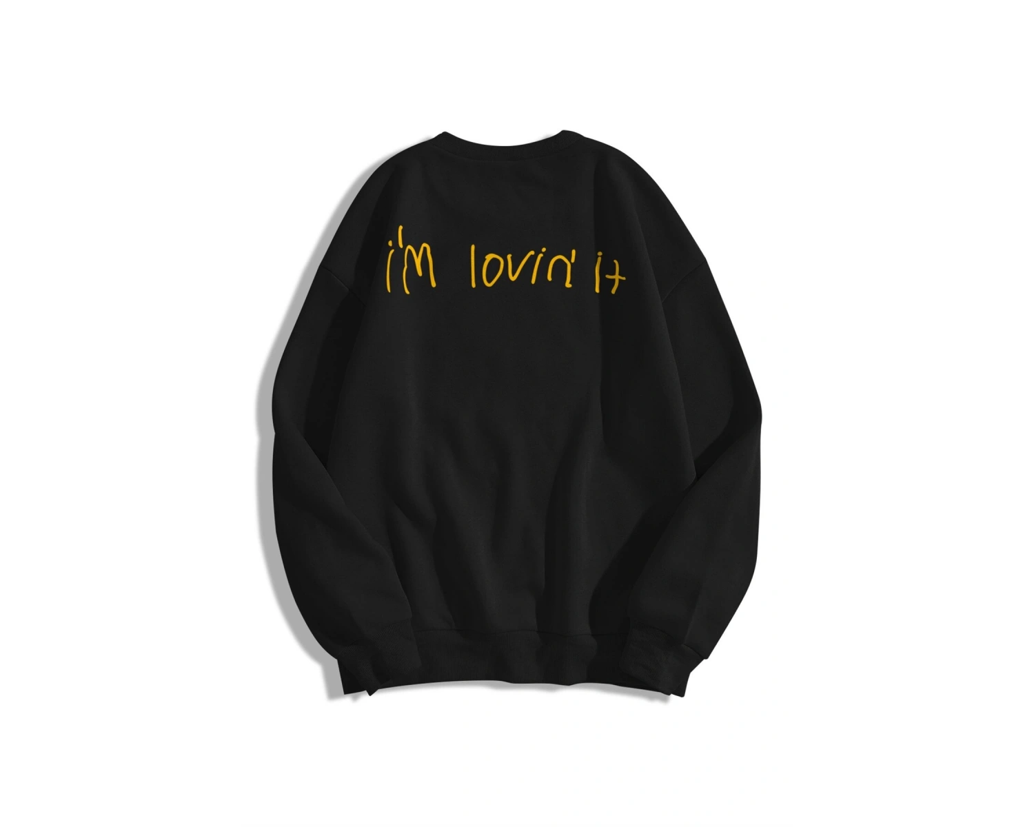 Unisex Im Lovin It Bisiklet Yaka Sweatshirt Gri