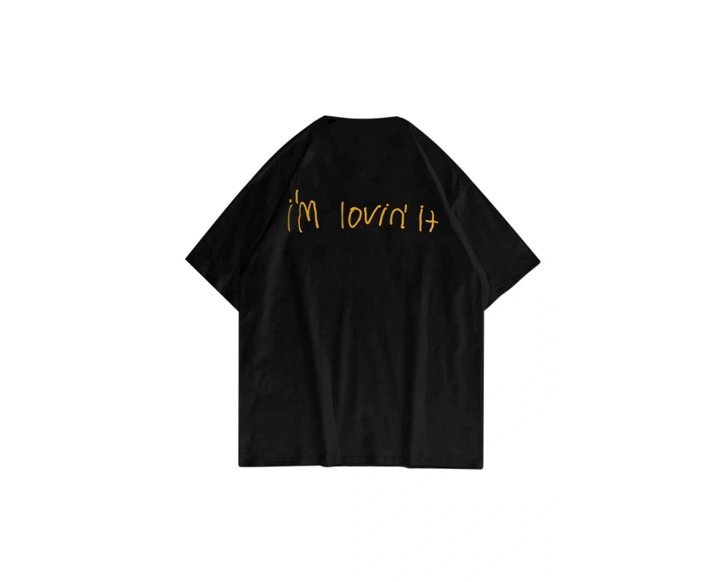 Unisex Im Loving It Mc Siyah Tshirt