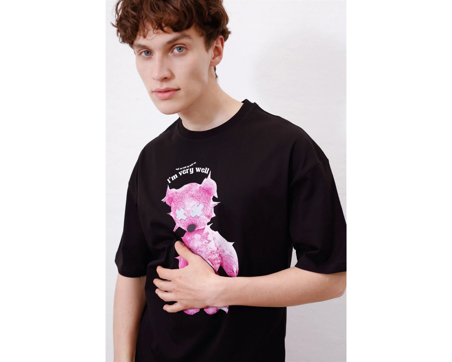 Unisex Im Very Well Siyah Tshirt