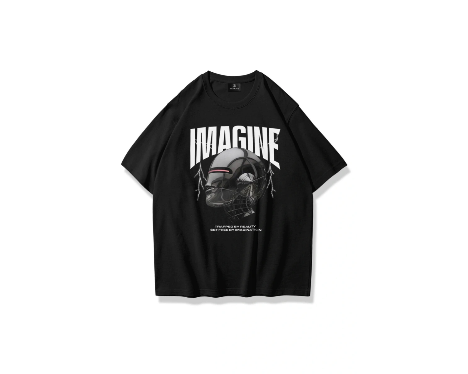 Unisex Imagine Tshirt Siyah