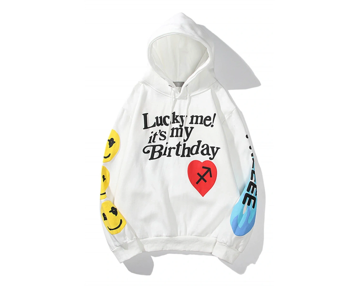 Unisex Its My Birthday Beyaz Sweatshirt