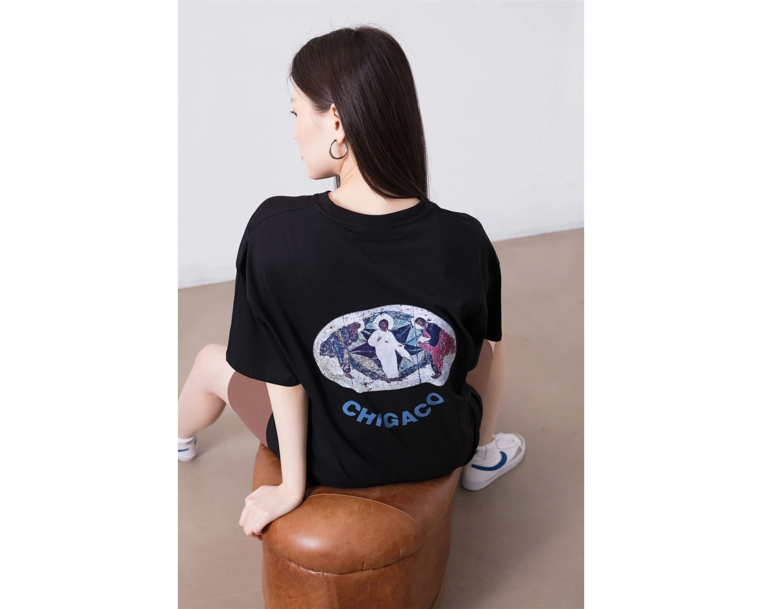 Unisex Jesus Is King Siyah Tshirt