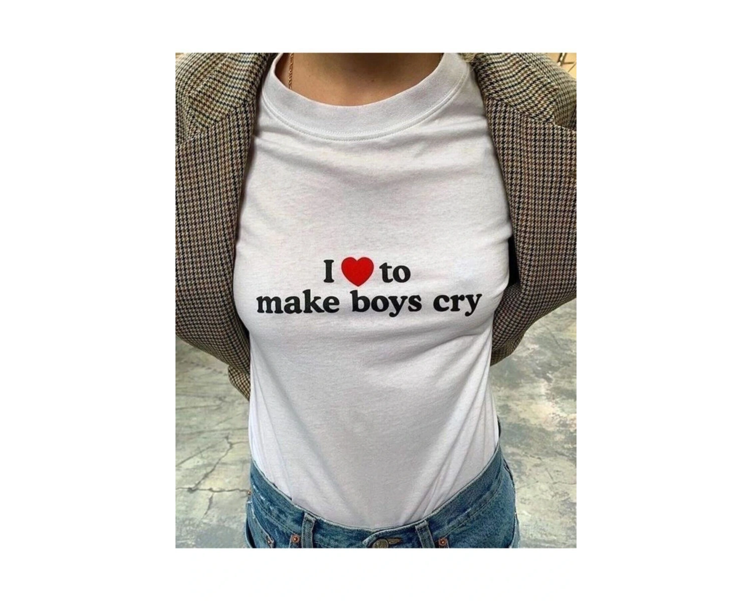 Unisex Kadın Beyaz Tshirt