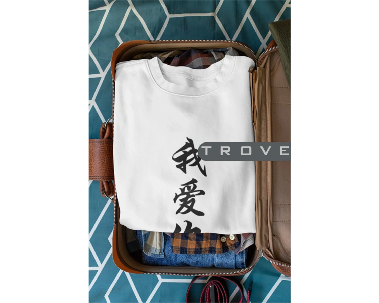 Unısex Kadın Erkek Anıme Seviyorum Uzun Kollu Siyah Beyaz %100 Pamuk Sweatshirt