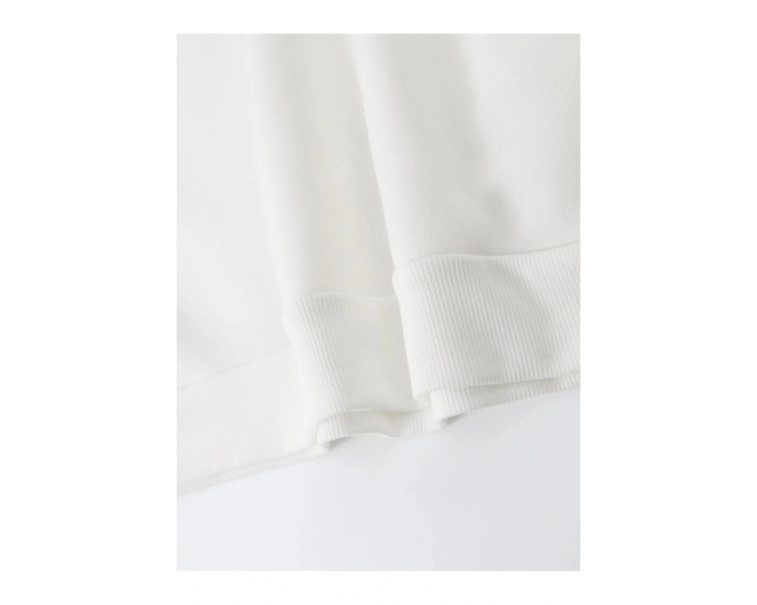 Unisex Kadın/Erkek Beyaz Who Am I Oversize Bisiklet Yaka Pamuklu Sweatshirt