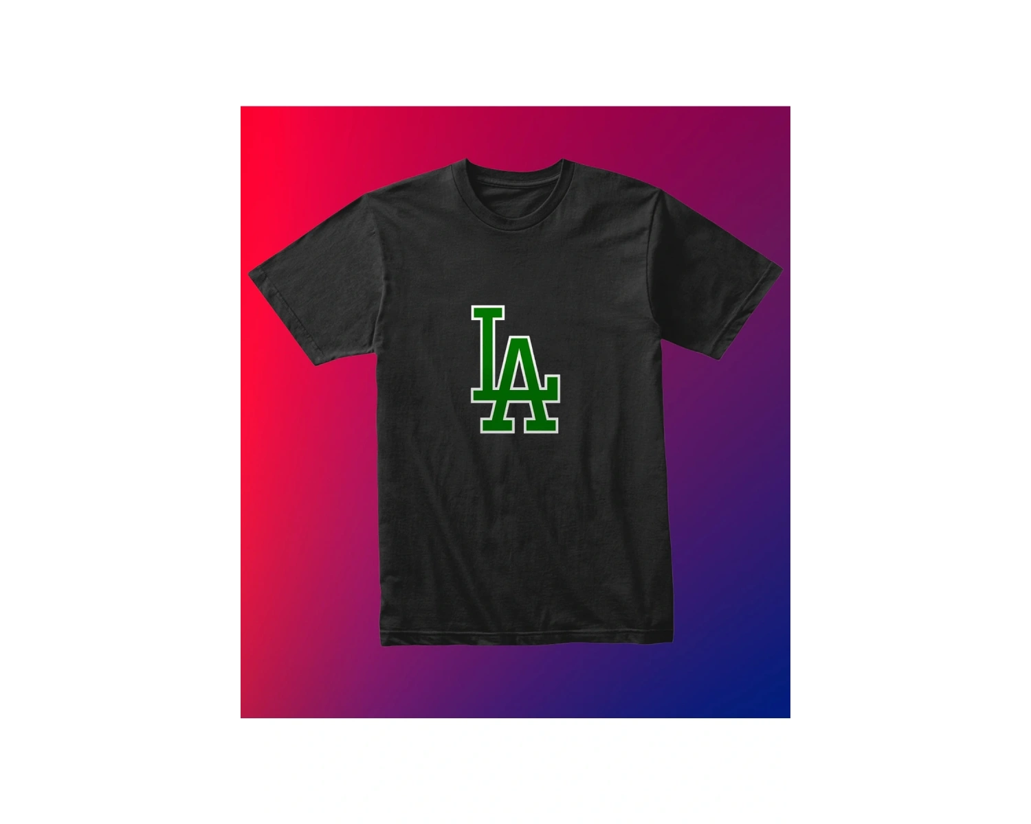 Unısex Kadın Erkek Calıfornıa Los Angales Baskılı Siyah Beyaz % 100 Pamuk Tasarım T-shirt