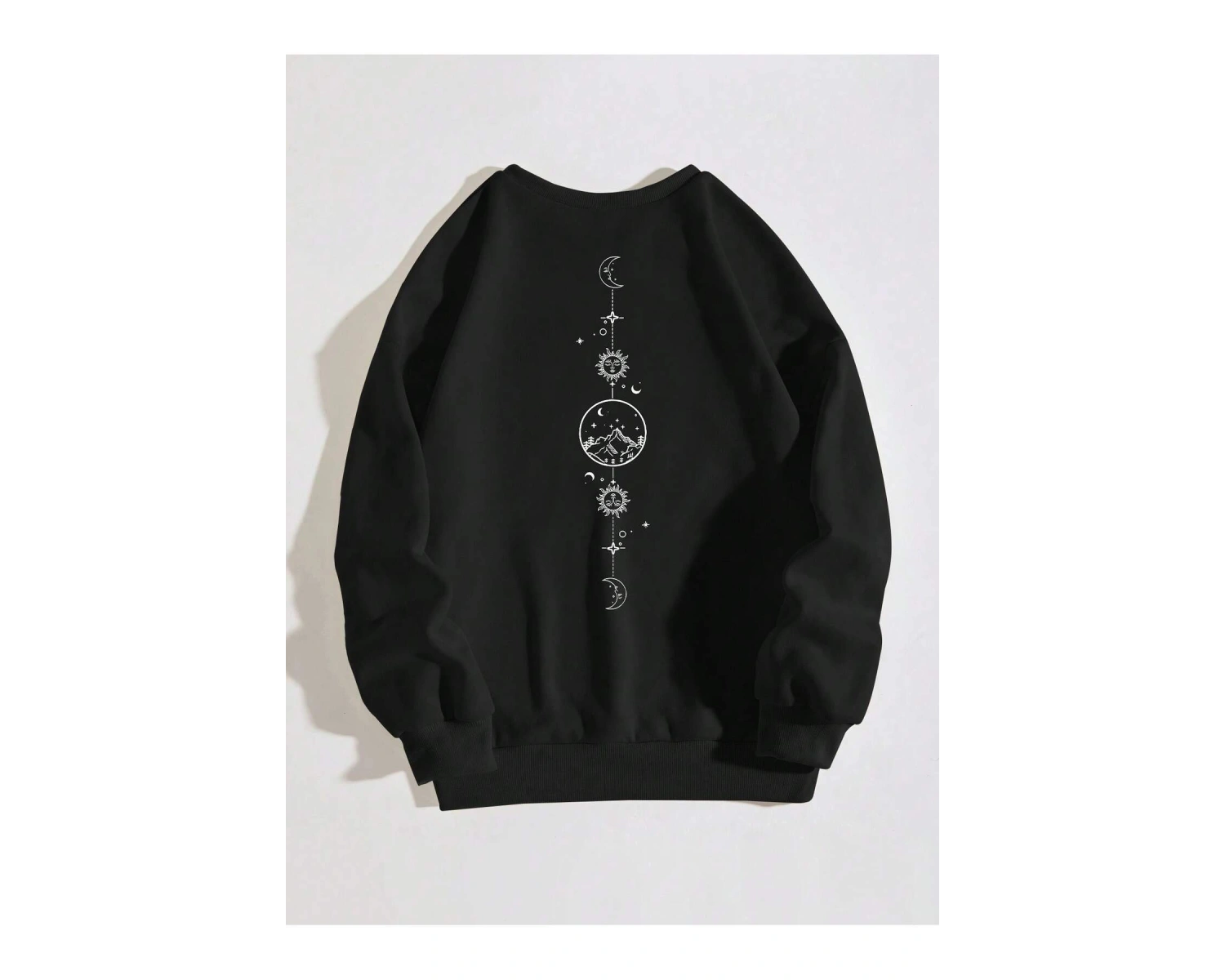 Unisex Kadın/Erkek Grafik Desenli Sweat