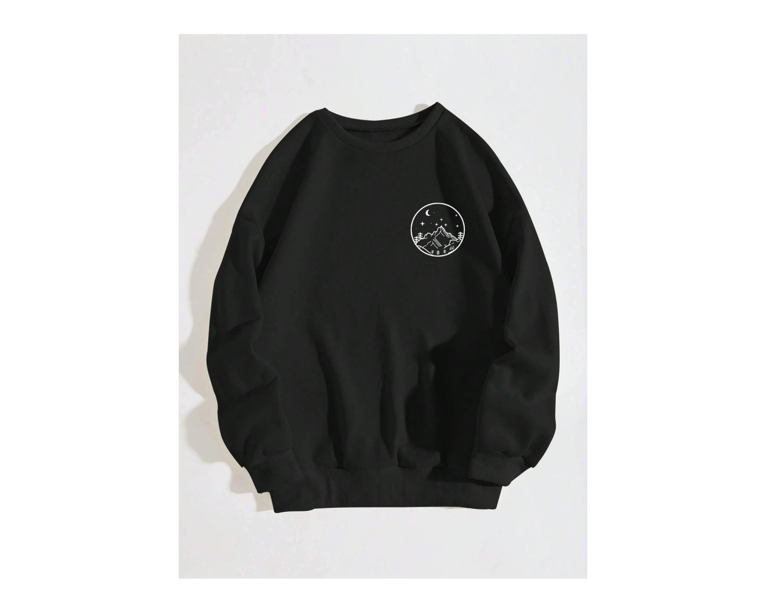 Unisex Kadın/Erkek Grafik Desenli Sweat