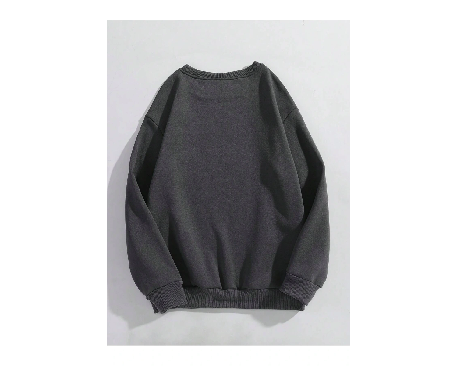 Unisex Kadın/Erkek Grunge Punk Slogan ve Şekil Grafiği Sweatshirt