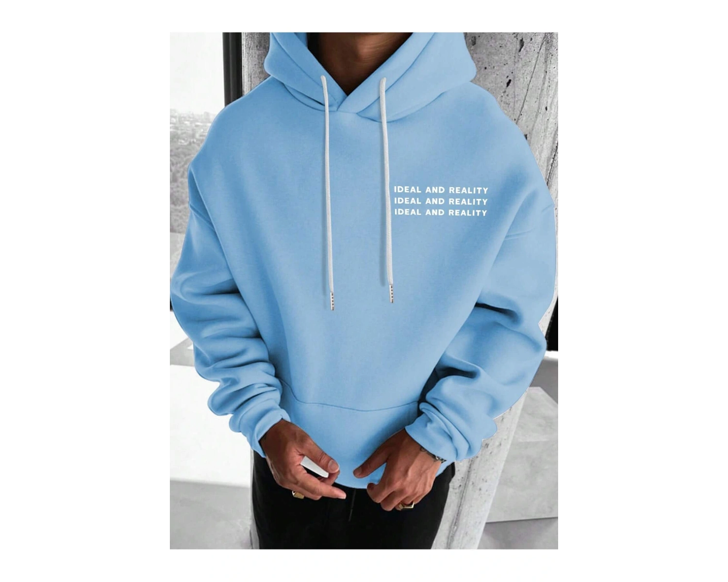 Unisex Kadın/Erkek Harajuka Sokakt Yazılı Grafik Sweat