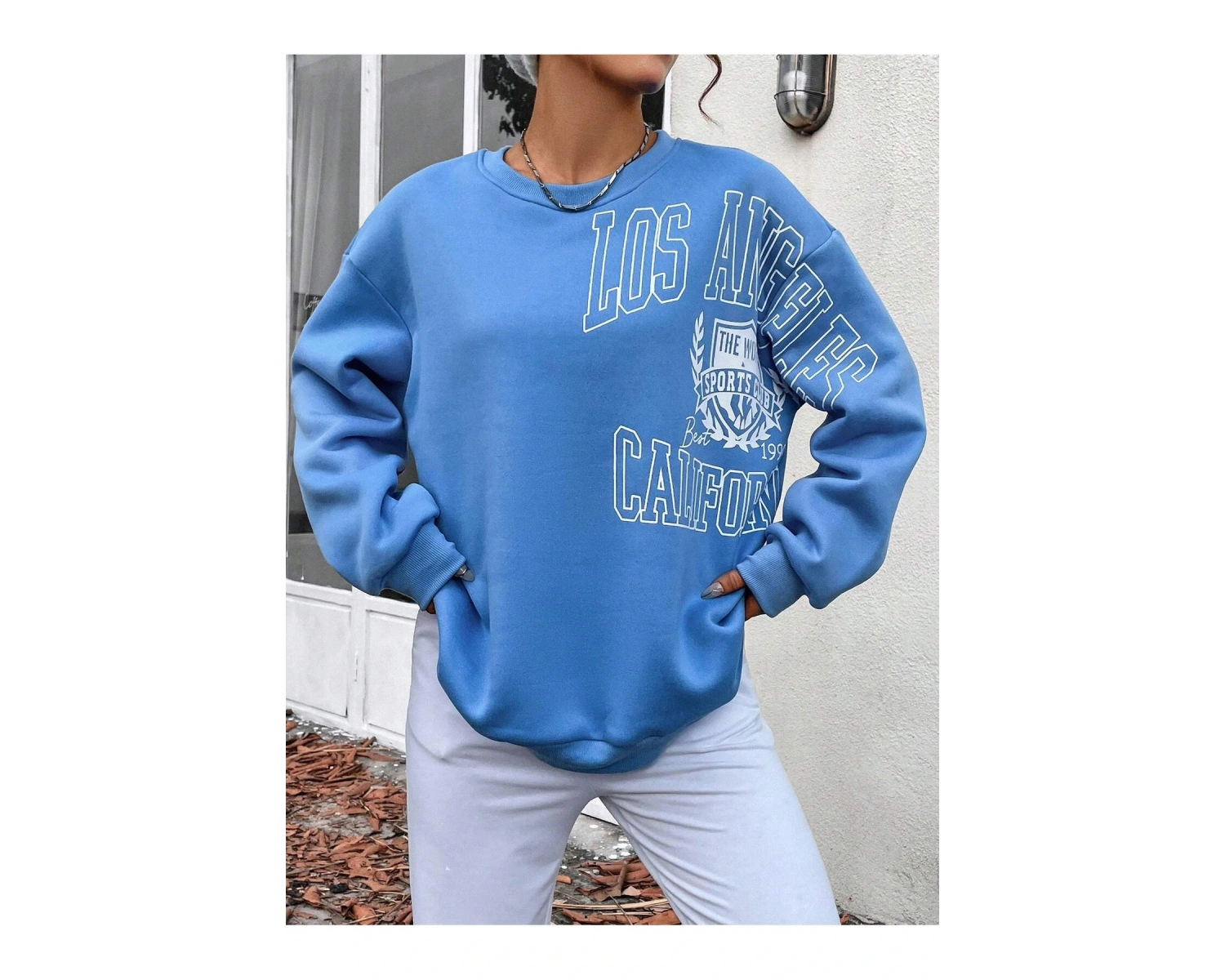 Unisex Kadın/Erkek Harajuka Sokakt Yazılı Grafik Sweat